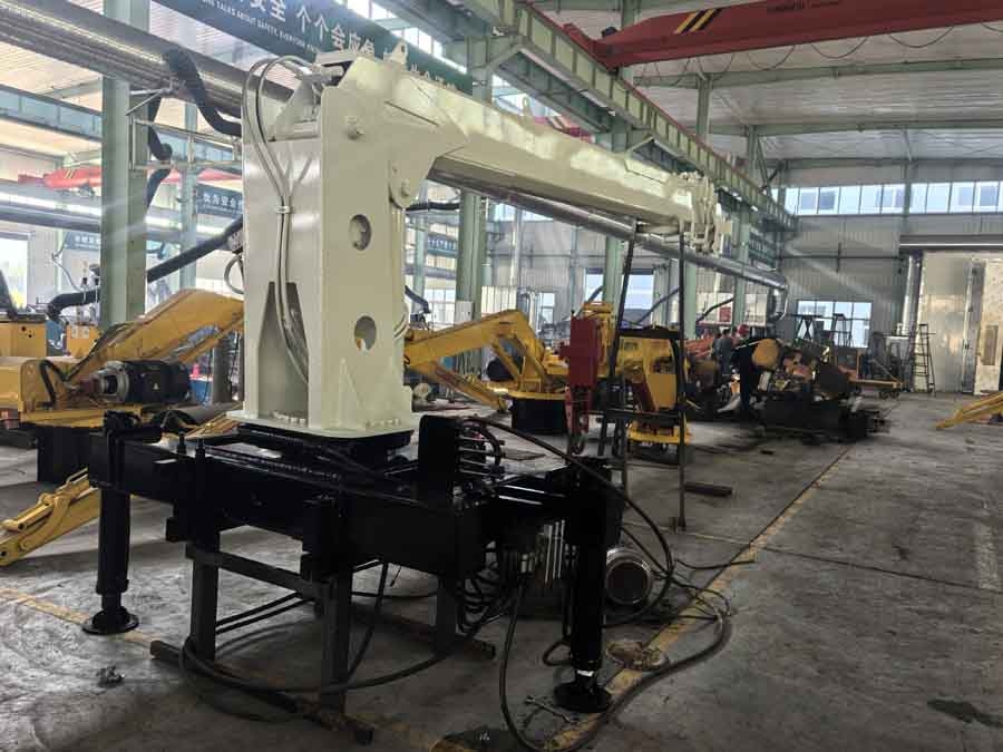 挖抓船吊固定吊车载吊总成