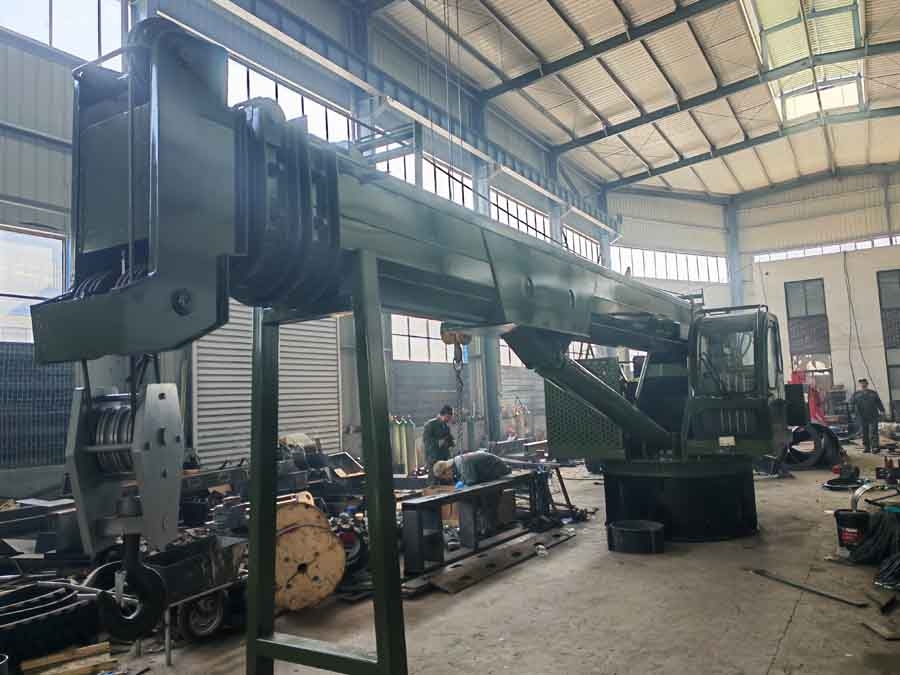 挖抓船吊固定吊车载吊总成