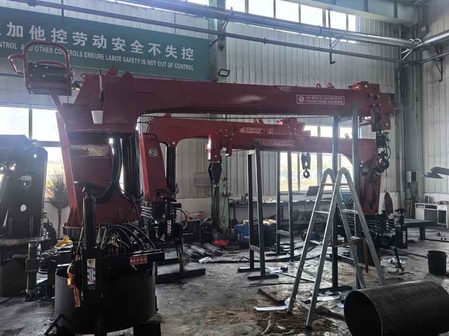 挖抓船吊固定吊车载吊总成