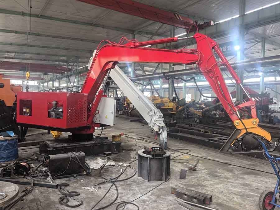 挖抓船吊固定吊车载吊总成